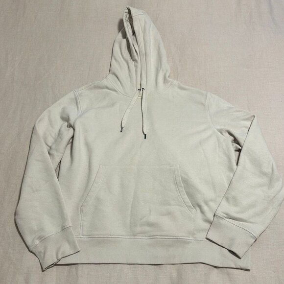 Amazon Essentials Men's Hooded Fleece Sweatshirt in Beige, lightly worn size XL - Picture 2 of 6